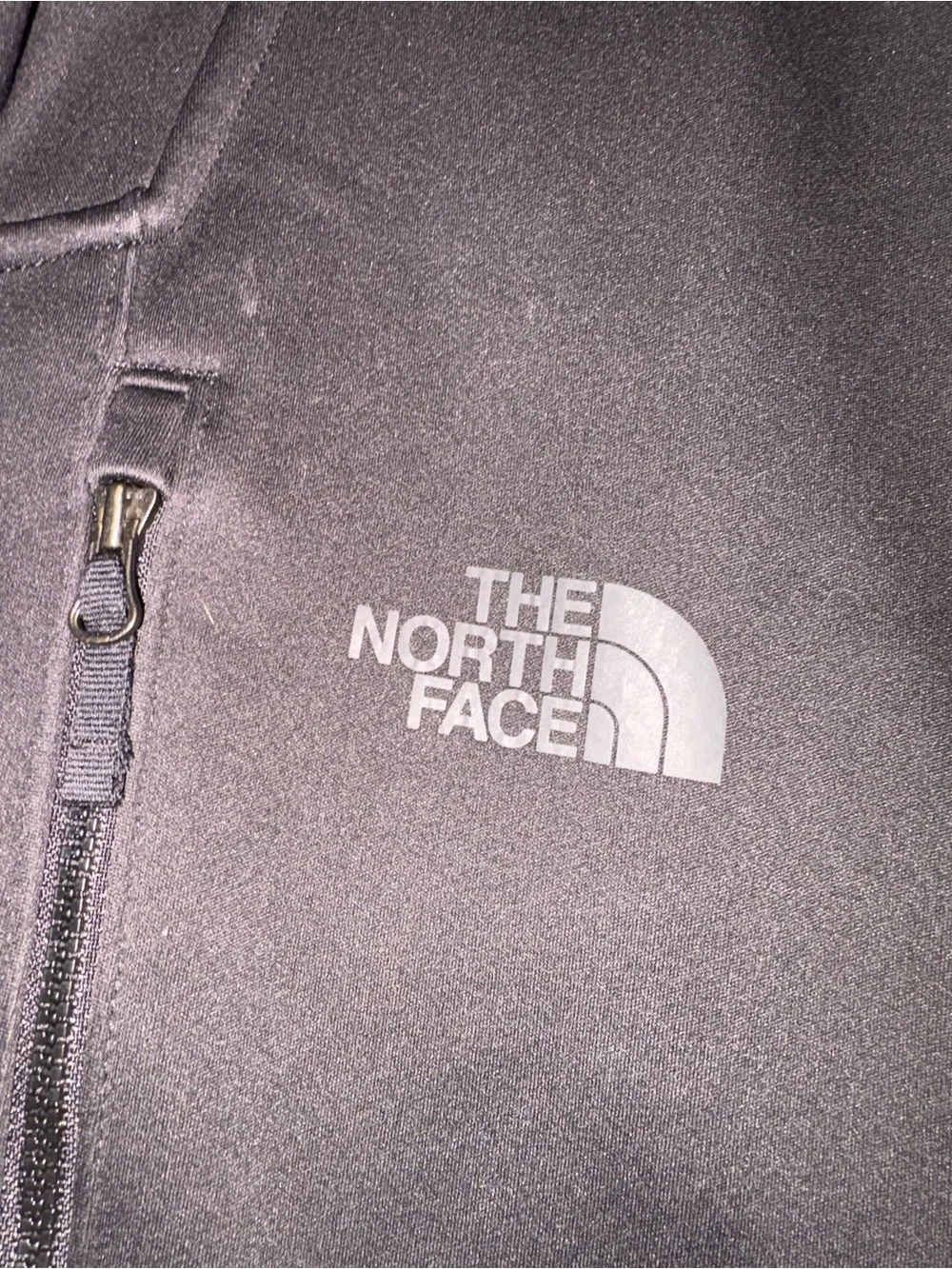 Big & Tall The North Face Men's Charcoal Softshell Full-Zip Jacket size XXXL